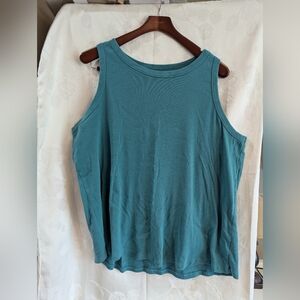 Terra & Sky Teal Sleeveless Tank Top